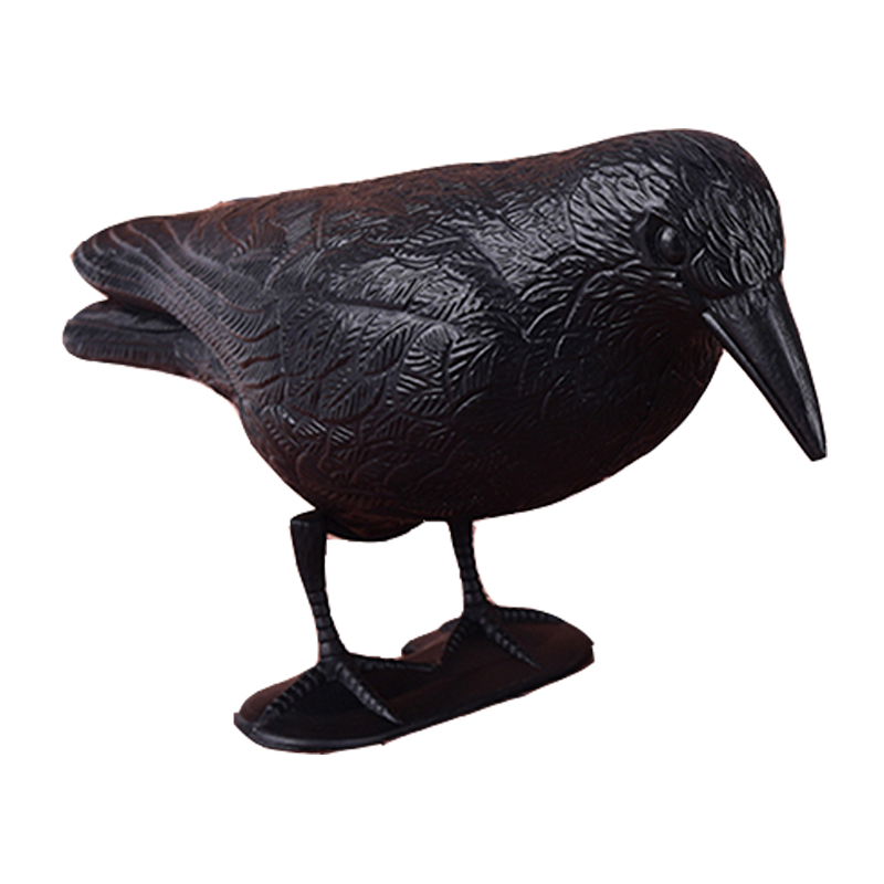 Guguluza Soporte Cuerpo completo Flocado Cuervo Decoy Hunting Plastic Black Crow Decoys Hallows \\\\\\\\\\\\\\\\\\\\\\\\\\\\\\\\\\\\\\\\\\\\\\ 's Día Decoración w/feet Staca, Decoración del jardín