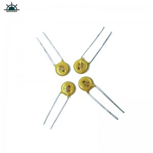Proveedor original de la resistencia ODM Silicon amarillo 10d221 diámetro 10 mm óxido de metal MOV Varistor para la fuente de alimentación