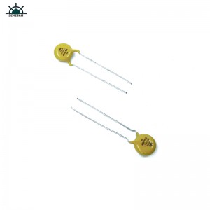 Fabricante original LED largo, silicio amarillo MOV 7D511 510V 7mm Resistor MOV Varistor