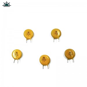 ODM Precio más bajo El buen servicio, altura amarilla MOV 14mm HVR14D681K óxido de zinc Varistor para luces LED