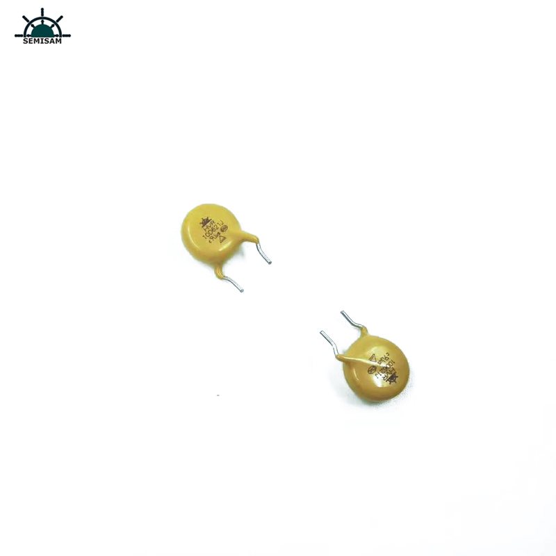 China ODM Passive Electronics Components, amarillo MOV 10mm HVR10D621K óxido de zinc Varistor