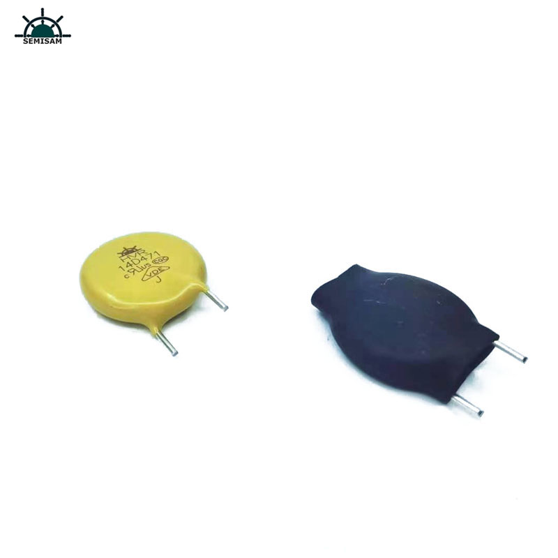 China ODM Amarillo MOV 14mm 14D471 470V Protector de sobretensador de varistor ZOV zov