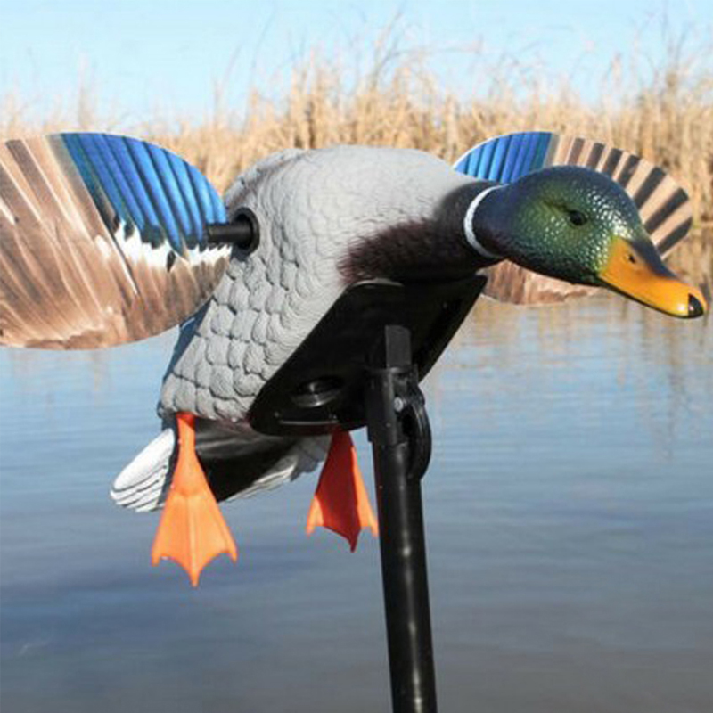 Mallard Plastic Drake Caza motorizada Decoyos