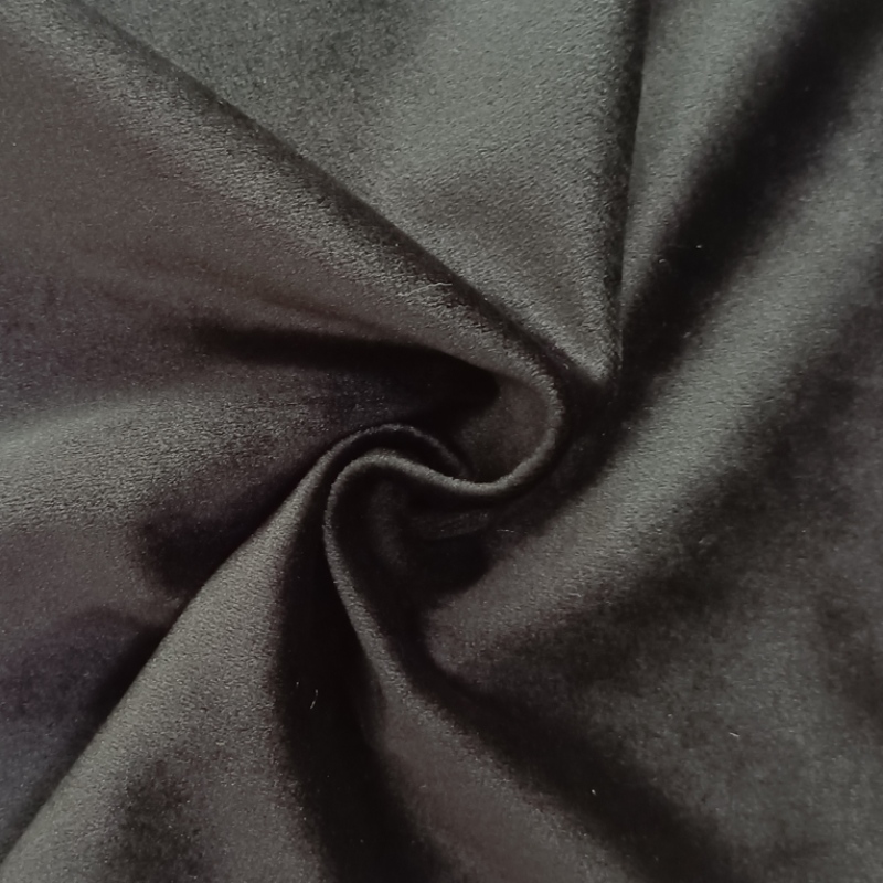 Gabardina de terciopelo de un solo lado reciclado