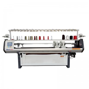 Máquina de punto plano de cuello doble 1+1