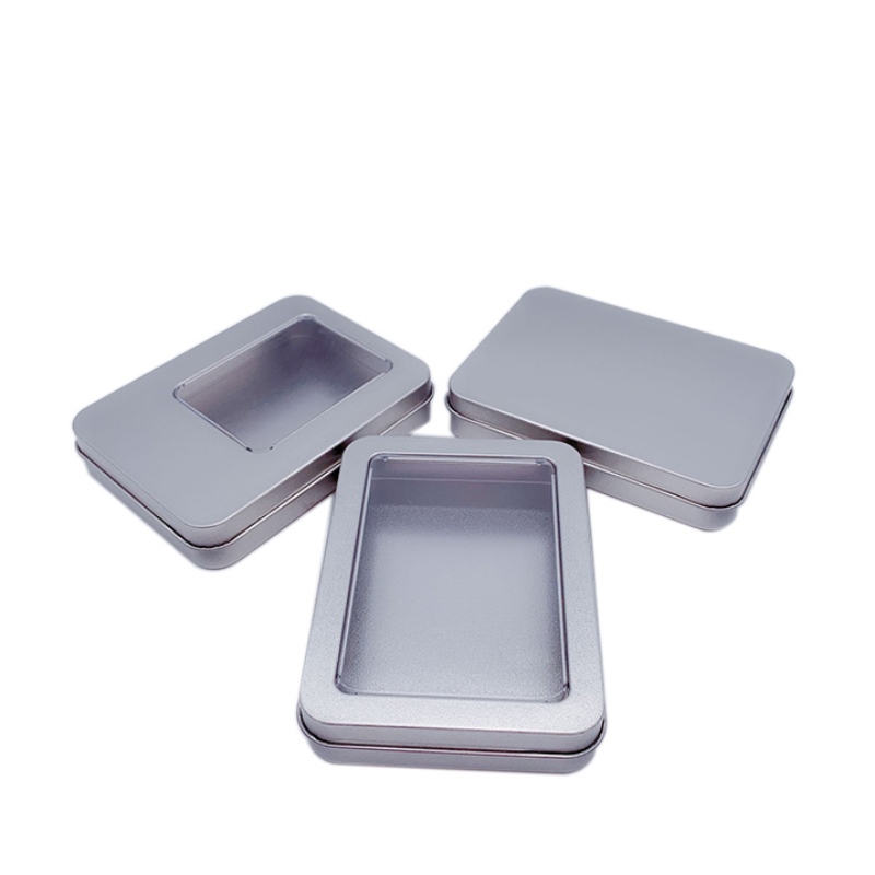 Caja de hojalata rectangular (115 mm * 85mm * 22mm)