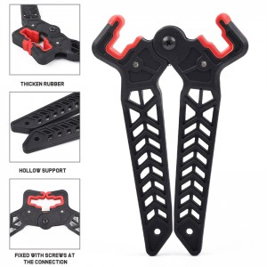 Soporte de arco compuesto al aire libre 46ST03 para el titular del arco del disparo del tiro con arco