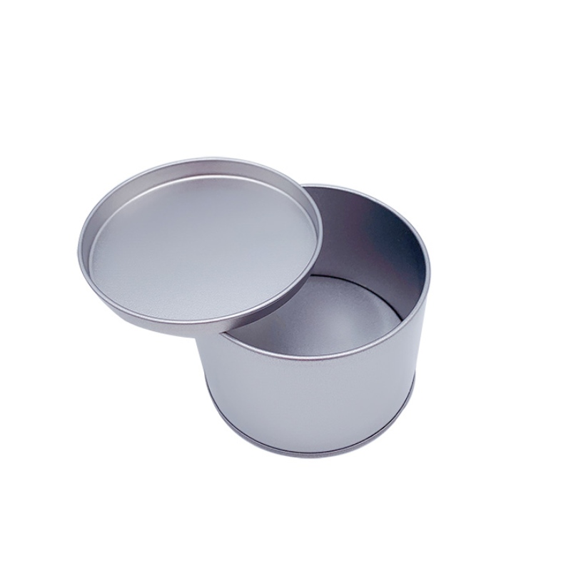 Caja de la caja de caramelo, reloj de carro de té Paquete de caja de hierro (85 mm * 60mm)