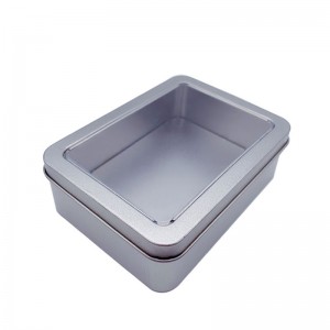 Caja de hojalata escarchada rectangular del ratón 125 * 90 * 40mm
