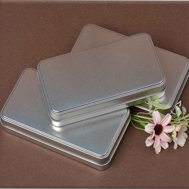 Caja de metal de regalo de sombra de ojos Caja de estaño de cepillo cosmético 150 * 80 * 25mm