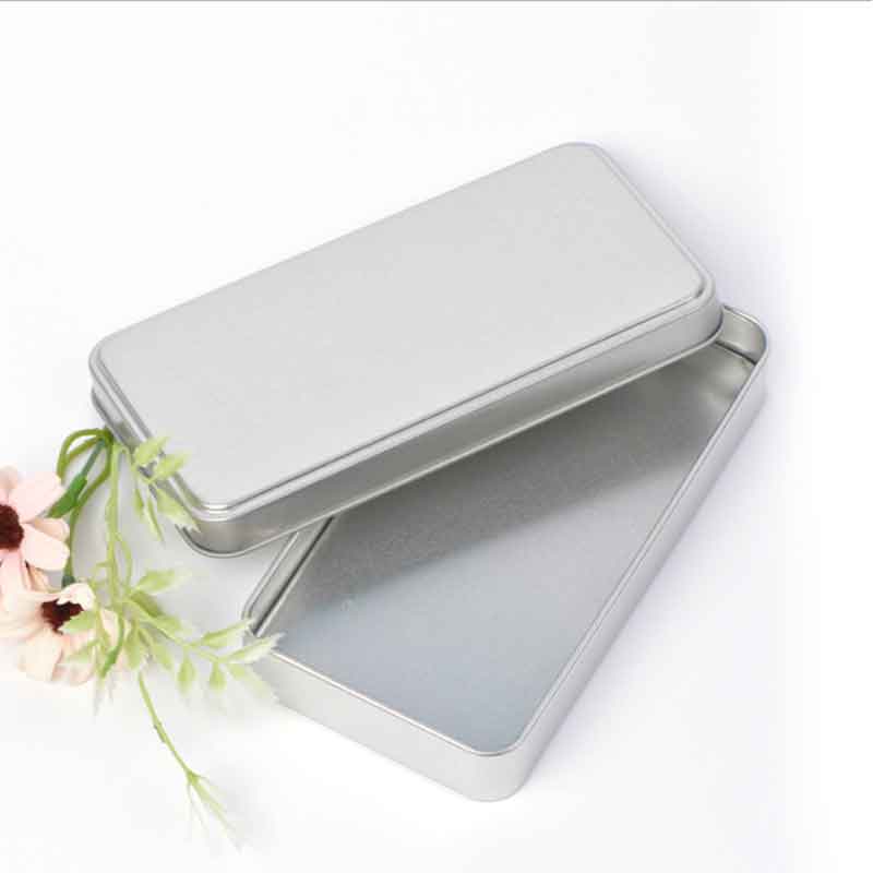 Caja de metal de regalo de sombra de ojos Caja de estaño de cepillo cosmético 150 * 80 * 25mm