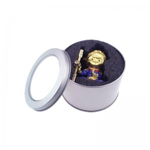 La fábrica vende la cubierta superior cilíndrica de las cajas de pasteles de lata shavin&#\\
103; lata de lata de jabón (90 mm * 60mm)