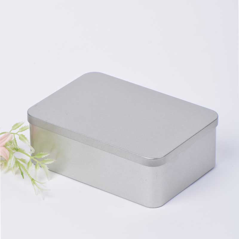 Caja de metal de regalo de hojalata helada rectangular 159 * 110 * 53mm