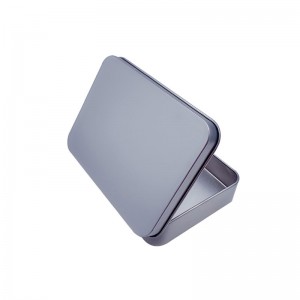 Tarjeta de juego Bisagra Metal Tin Caja de TINGE Regalo Caja de hojalata 115 * 85 * 22mm
