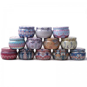 Vela Jar Frosted Metal Can Candy Packaging Tin Can 77 * 50mm