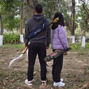 Elong al aire libre 430022 Arco de arco arrow Pantalón Flecha Titular de la flecha Hombro Colgado Tarjeta Tiroteo Pantalón para flechas