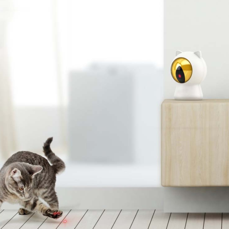 Tratador de gato con láser inteligente
