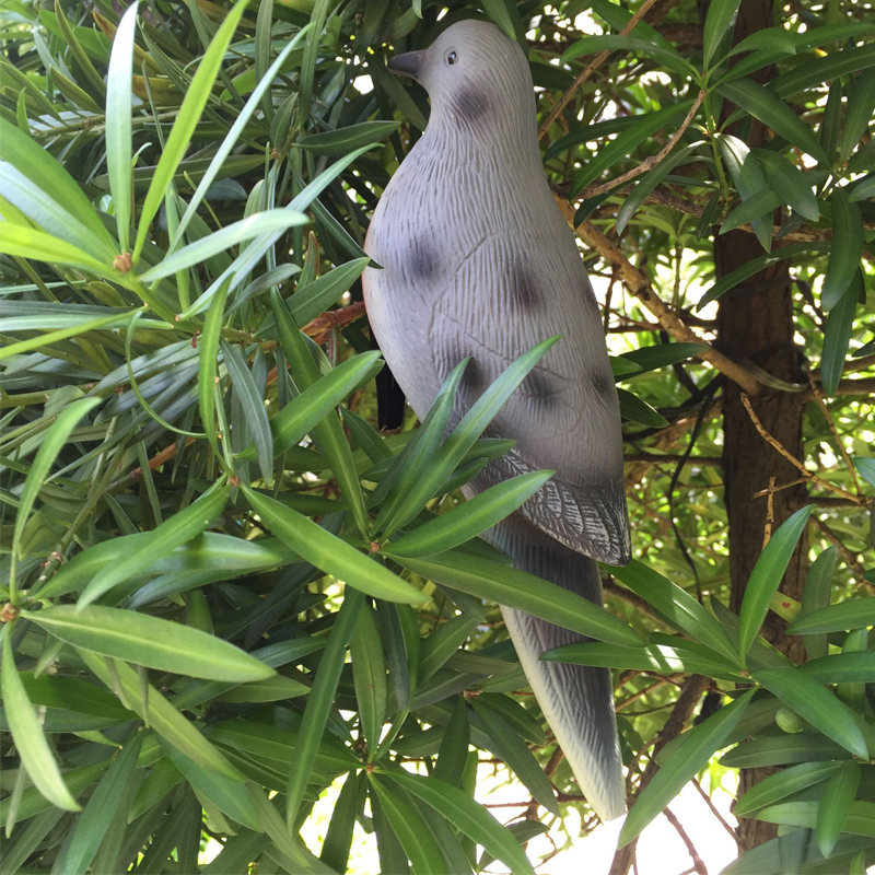 Simulación 3D Turtledove Pase de plástico Caza Pájaros Caza al aire libre Decoy Bait Jardín Decoración Adornos