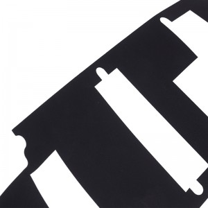 Llamas retardantes y fáciles de doblar la hoja de aislamiento de PP 0.25mm Junta de aislamiento de potencia Negro 3716 Hoja aislante