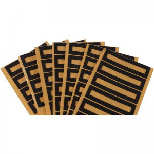 Espuma impermeable extendida Black Shock Absorbiendo impermeable Equipo industrial Equipo industrial Espuma Adhesivo Formación