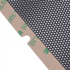 Suministro de llama retardante PVC electrostático Malla a prueba de polvo Equipo eléctrico Malla a prueba de polvo Resistente al impacto 0.1mm de malla de altavoz