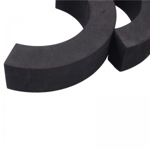 Material de amortiguador EVA heterosexual material ignífugonegro dongguan espuma eva heterosexual material material