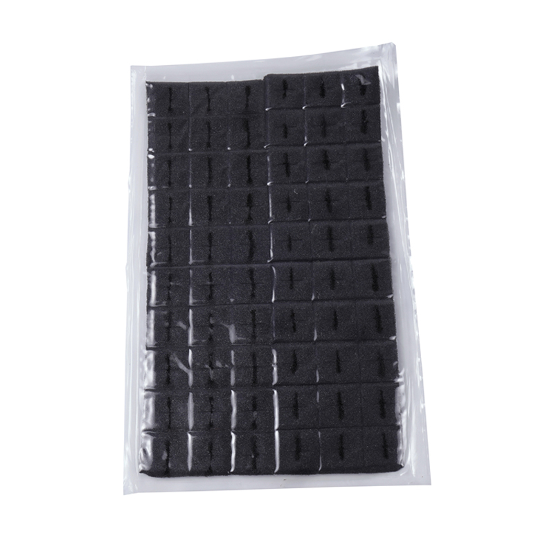 Dongguan Wholesale Plantación Esponja Negro Cuadrado Absorción de golpes Esponja de polvo Reducción de ruido Filtro de tampón Esponja