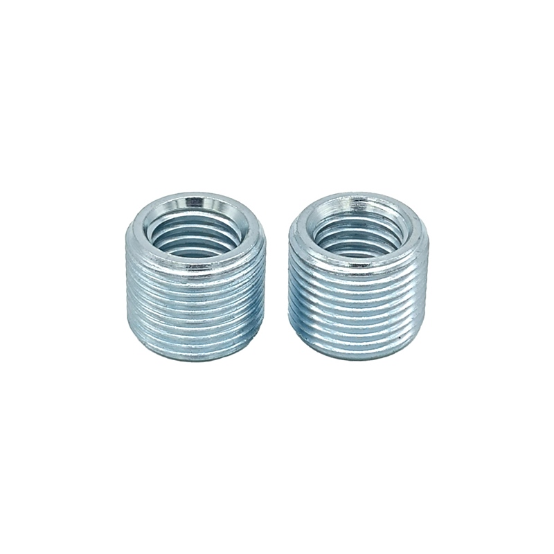 Piezas de torneado de fresado de precisión OEM anodizado Inserto de hilo galvanizado