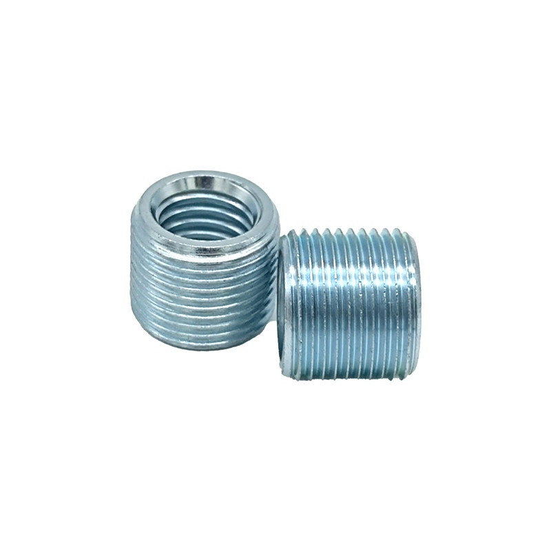 Piezas de torneado de fresado de precisión OEM anodizado Inserto de hilo galvanizado
