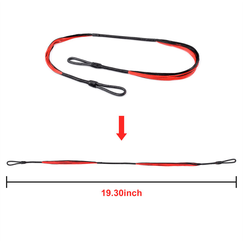 Elong al aire libre 280046-02 19.3inch 20 Strands String Ballbow String para COBRA System Adder/R9