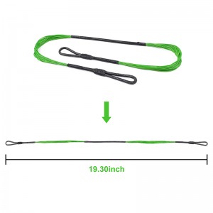 Elong al aire libre 280046-03 19.3inch 20 Strands Ballbow String Green FLUORESCENTE PARA COBRA SISTEMA ADDER/R9