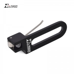 Elong al aire libre 250007-01 RH Aluminio Flecha de reposo Equipo de recebo para recurve arco objetivo disparos