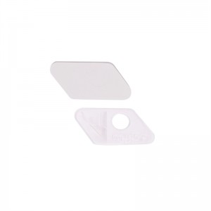 Elong al aire libre 25ar05 rh transparente blanco plástico flecha de plástico para el arco recurve