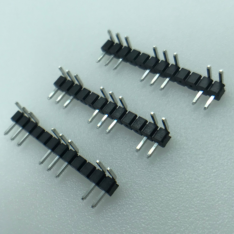 2.54mm Pitch 12p 90 ° Encabezado de pin de ángulo recto vacío Conector de pin 4P