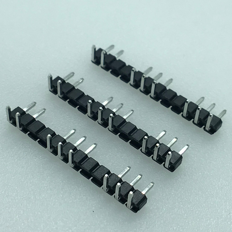2.54mm Pitch 12p 90 ° Encabezado de pin de ángulo recto vacío Conector de pin 4P