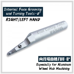 Herramientas de corte de EMET, mecanizado de cubo de rueda de aluminio, herramientas internas de ranurado/external y herramientas de torneado, herramientas de torneado de ranurado profundo, herramientas de ranurado de cara