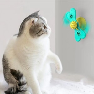 Gato Molino Molino Juguete Divertido Masaje Gato Rotatable Juguetes Con Catnip Ball Dientes Limpieza Productos para mascotas