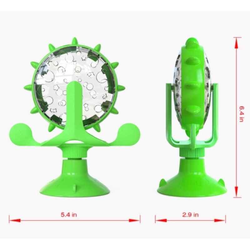 Suministros para mascotas Turnato de placa giratoria Toy Toy Interactivo Alimentador lento Entrenador de fugas de alimentos divertidos gatos juguetes