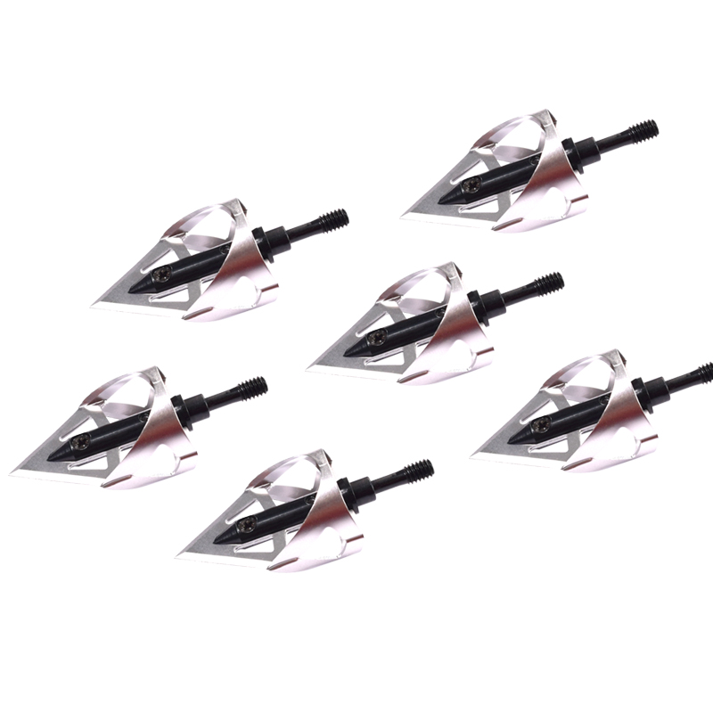 Nika Archery 15B025 100 Grain Broadheads para Archery arrow Point Ballbow Bolt Hunting