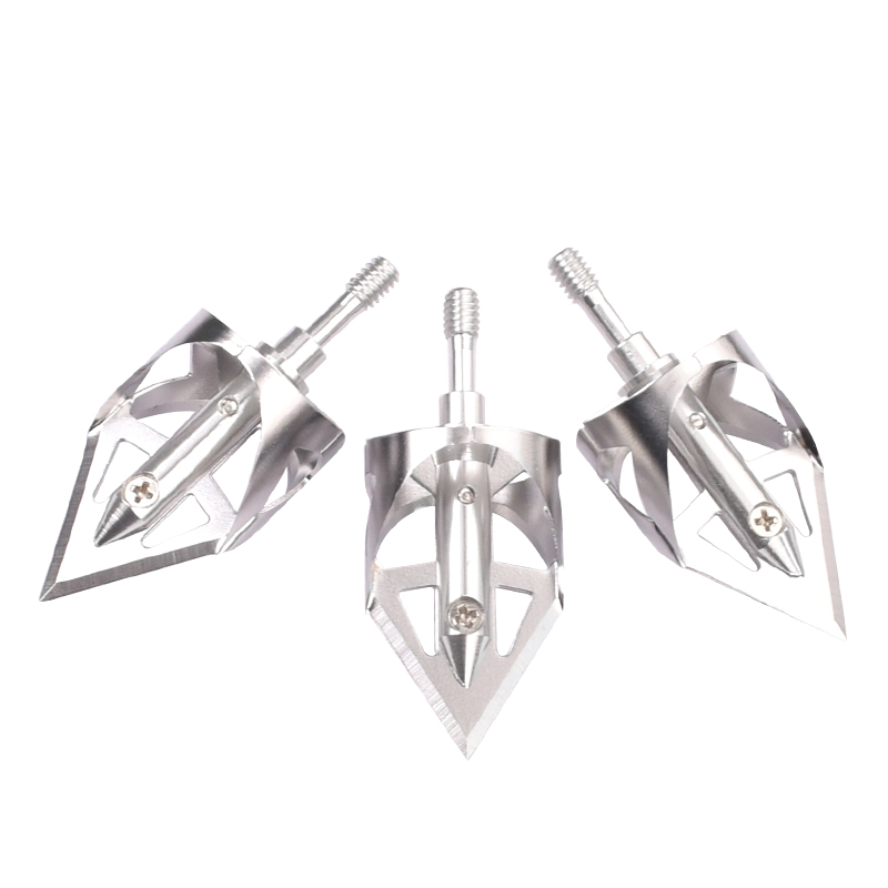 Nika Archery 15B025 100 Grain Broadheads para Archery arrow Point Ballbow Bolt Hunting