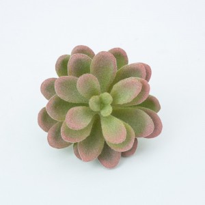 Mini plantas suculentas artificiales.