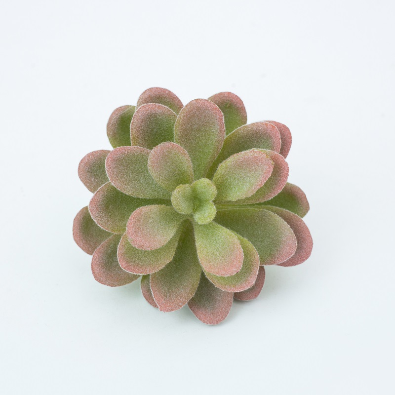 Mini plantas suculentas artificiales.