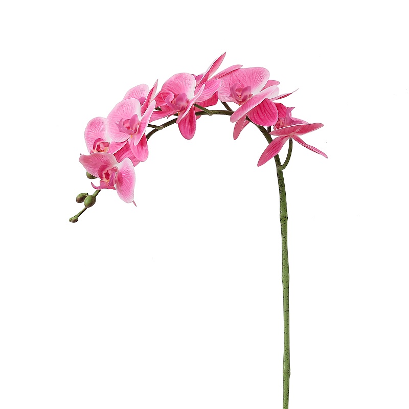 Venta caliente de una sola rama orquídea artificial