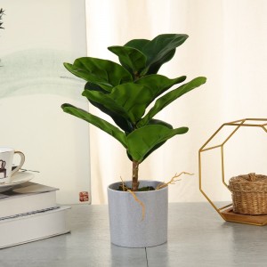 Toda la venta real tocada la planta artificial en maceta