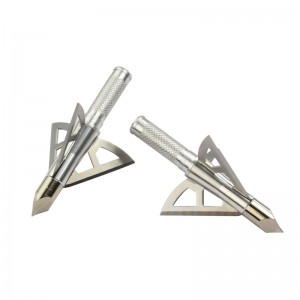 Nika Archery 15B023 3 Cuchillas fijas 100/125Grain Hunting Broadheads Archery Ballbow Bolt Caza