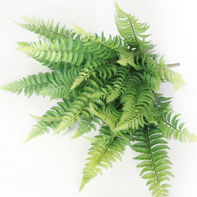 Rama realista de una sola planta artificial de la planta verde helecho artificial para la venta
