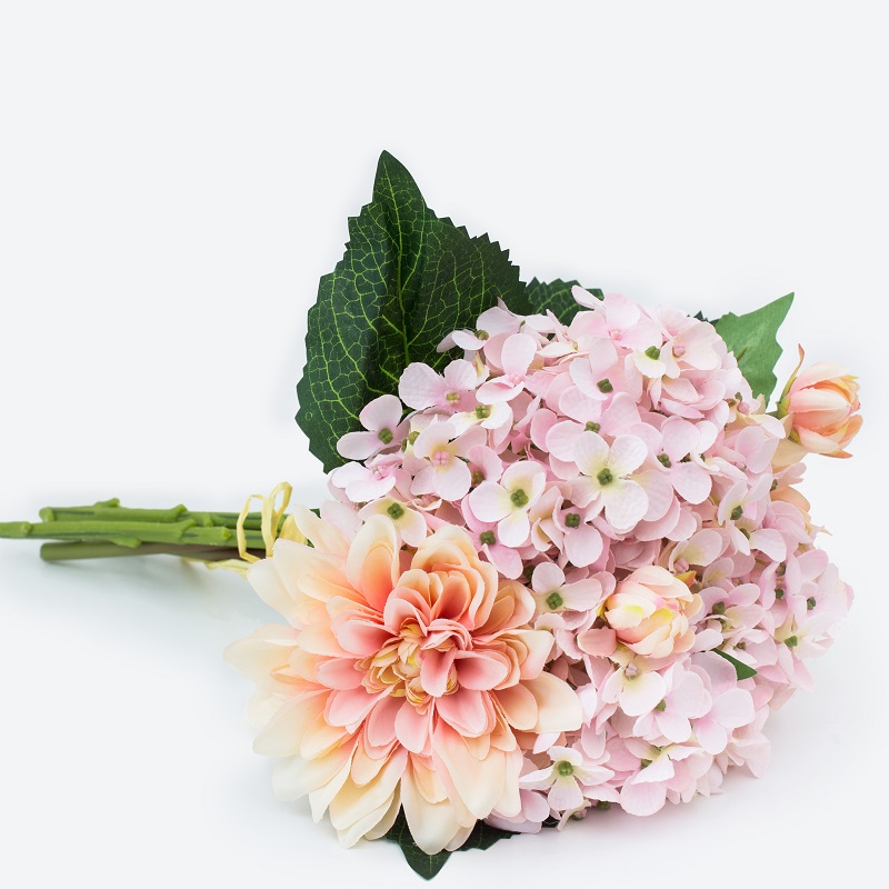 Venta caliente hermosa romántica mesa de boda decoración ramonupcial flor artificial flor