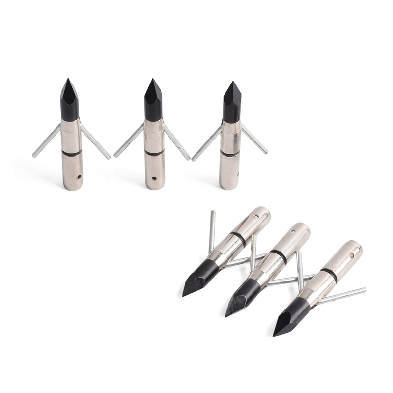 Nika Archery 15bf01 325 Punto de pesca de arco de grano Broadhead para Archery Ballbow Caza de pesca Arrowheads