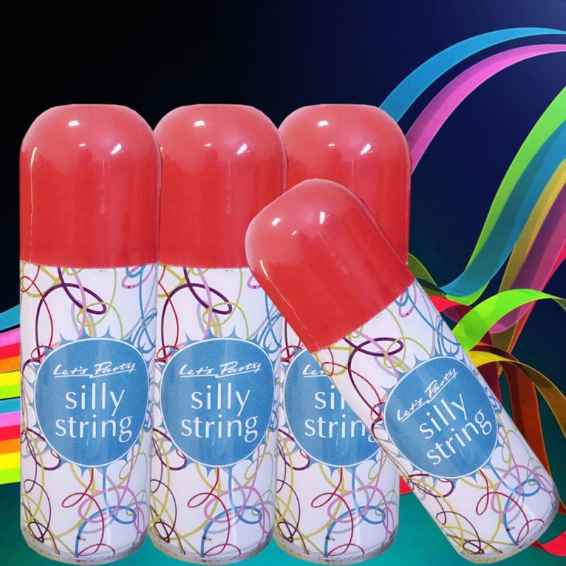 OEM Colorido Siilly String Crazy Cinta para el cumpleaños y la fiesta de Navidad