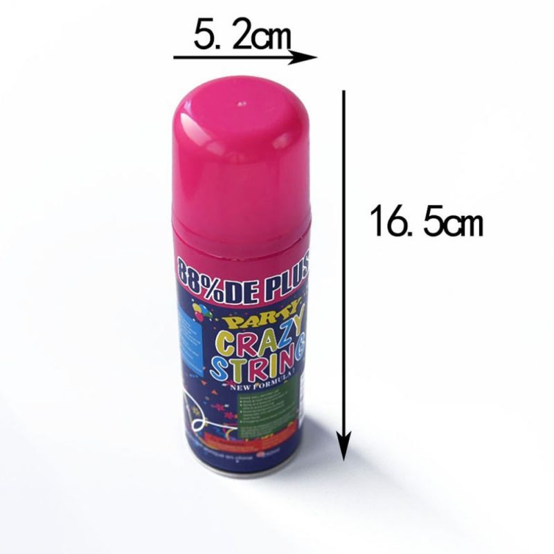Cadena loca colorida de 250ml para fiesta/boda/Festival Celebración